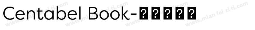 Centabel Book字体转换